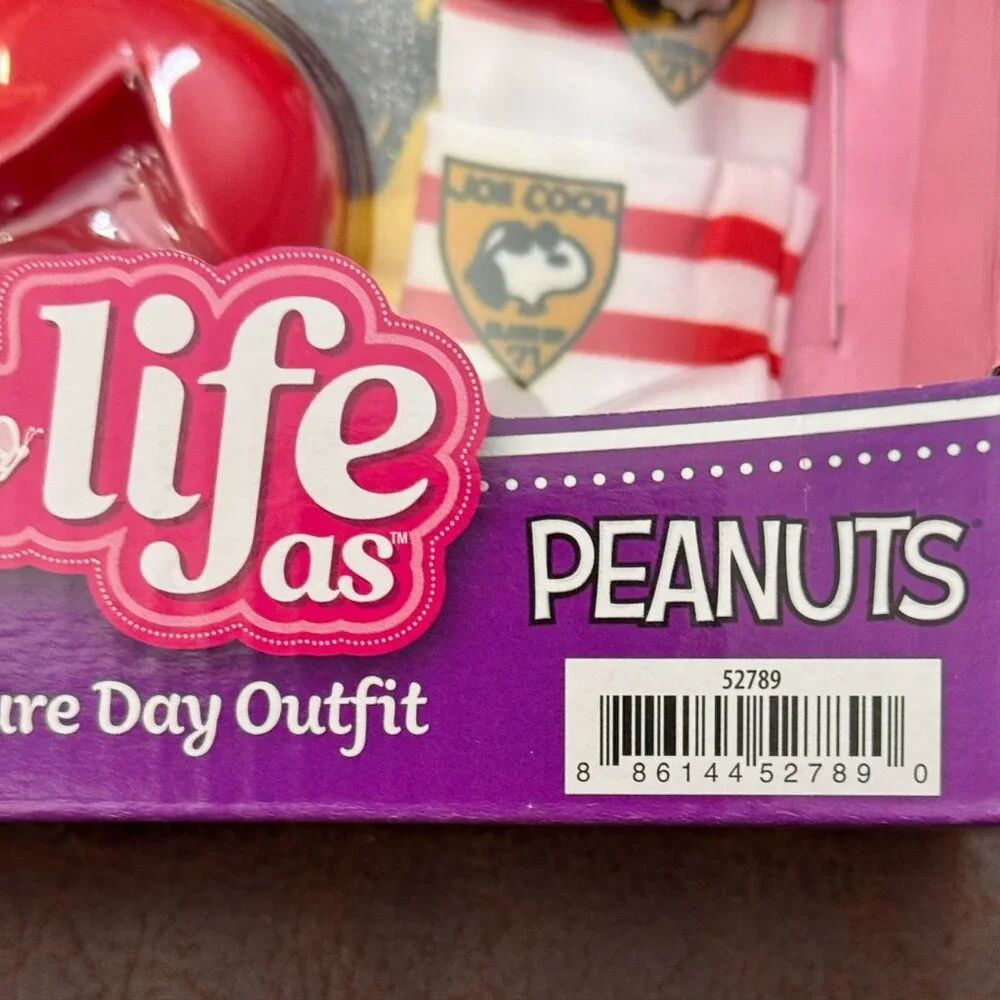 My‎ Life As Peanuts Snoopy Picture Day 5-Piece Outfit For 18" Dolls Dress NEW - Picture 8 of 12